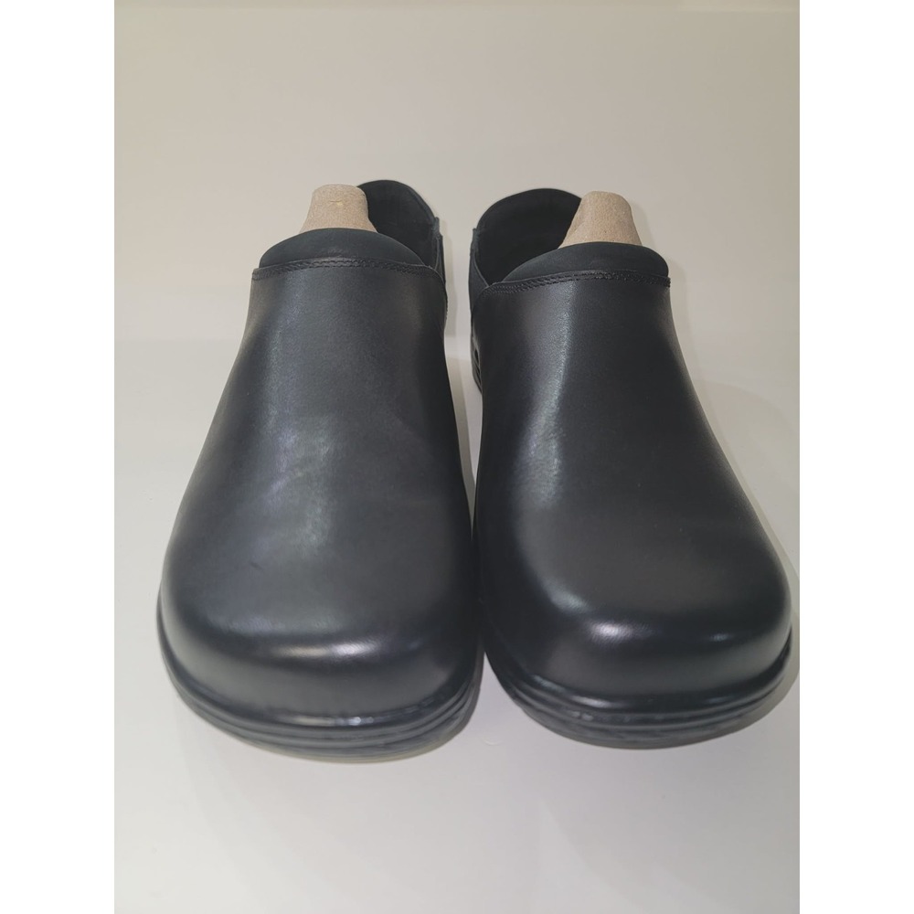 Klogs Footwear Raven Black Leather Comfort Professional Unisex Size 10.5 Medium